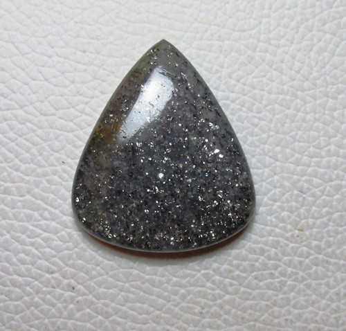 Schwarzer Sonnenstein Cabochon Birnenform 57,20 ct natürlicher loser Edelstein E 8242 - Bild 3 von 6