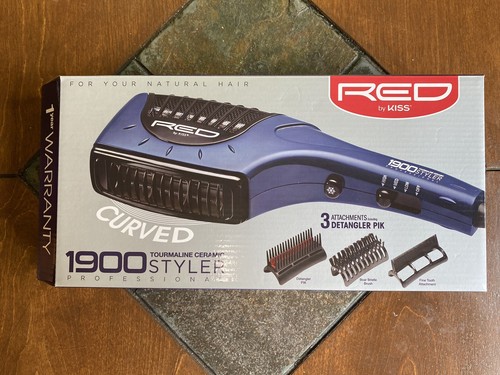 RED by KISS 1900 Tourmaline Ceramic Styler with 3 Attachments - Picture 2 of 10