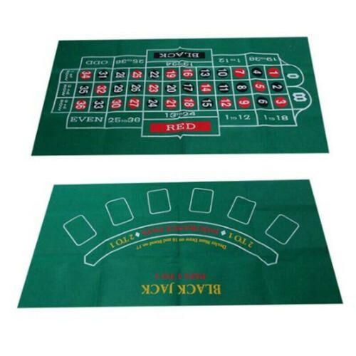 60x90cm Blackjack Roulette Casino Poker Tischdecke Filz Stoffbezug Matte - Bild 7 von 7