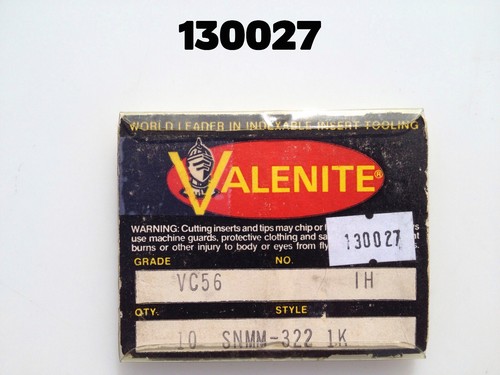 SNMM 3221 K VC56 New Full Package of 10 Valenite Tungsten Carbide Inserts - Picture 2 of 3