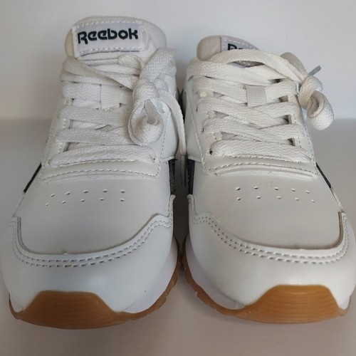 Zapatos clásicos Reebok para niños talla 1 blancos y azules nuevos sin caja preescolar para niños - Imagen 8 de 13