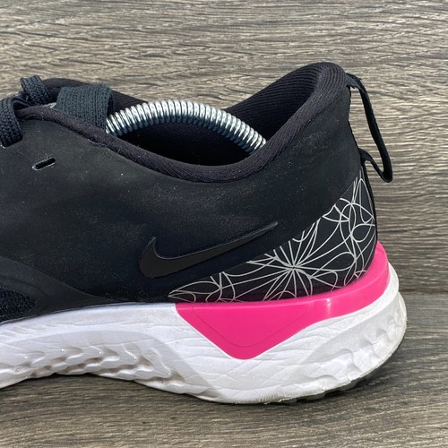 Nike Odyssey React Flyknit 2 Running Sneakers Men's Size 9 Black AT9975-002 - 第 5/14 張圖片