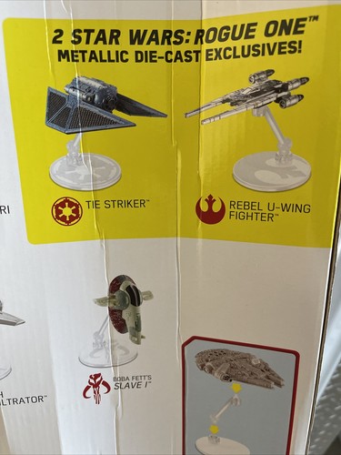 Hot Wheels Star Wars Raumschiffe Hero & Villain 11er Pack Slave I Millenium Falcon - Bild 10 von 12