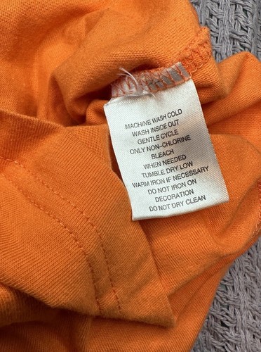 Camisa y2k Southpole Gráfica Completa Grunge Para Hombre XL Estilo Aflicción Naranja - Imagen 9 de 9