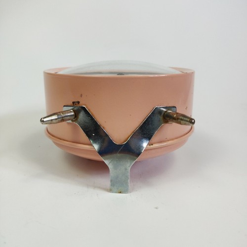 Vintage Roxy Quiksilver Hula Girl Twin Bell Wind Up Alarm Clock Pink - Picture 7 of 10