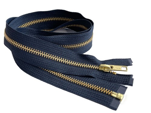 36 Inch Metal Zipper YKK #5 Golden Brass Medium Weight Separating Made in USA - Picture 22 of 127