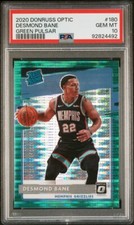2020 Donruss Optic - DESMOND BANE RC Rated Rookie Green Pulsar (PSA 10)