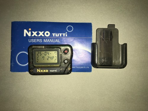 Vintage Nixxo Tutti  Pager / Beeper Alpha Numeric 931.5825 Mhz. Battery Tested - Afbeelding 2 van 12