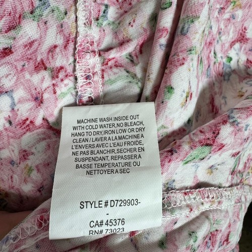 Abito contadino Suzy Shier rosa floreale fumè cottagecore fata romantico L - Foto 8 di 8