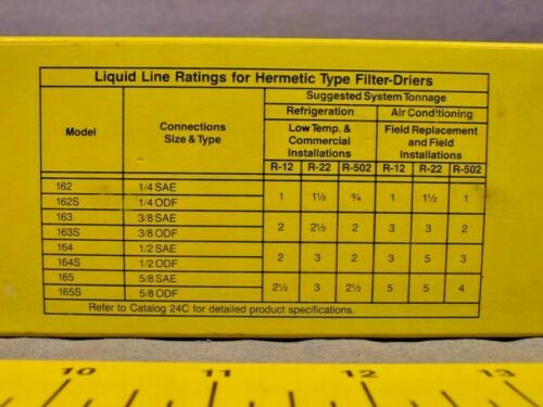 Alco Controls EK-165S EK165S Extra Klean Filter Drier. NEW - Picture 3 of 3