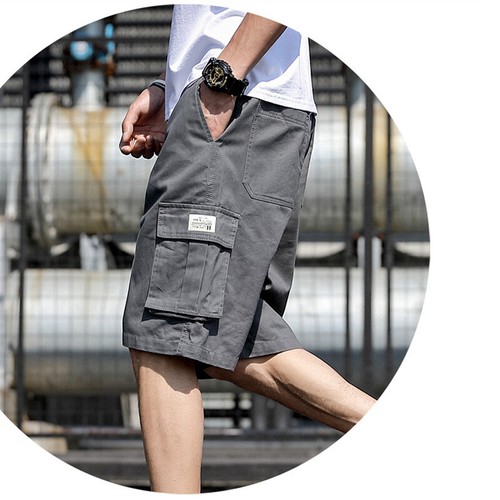 Men Fashion Casual Cargo Shorts Pants Multi Pockets Chino Summer Beach Trouser * - Bild 11 von 16