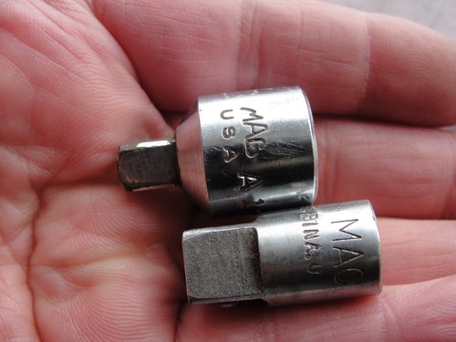 MAC Tools Adapters Variety 3/8-1/4", 1/4-3/8" 1/2-3/4" A128 AX2M AM2X AV2Z VGUC - Picture 4 of 9