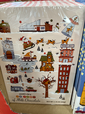 サンダ－ Trader Joe's Christmas Advent 24 Day Calendar Chocolates Build