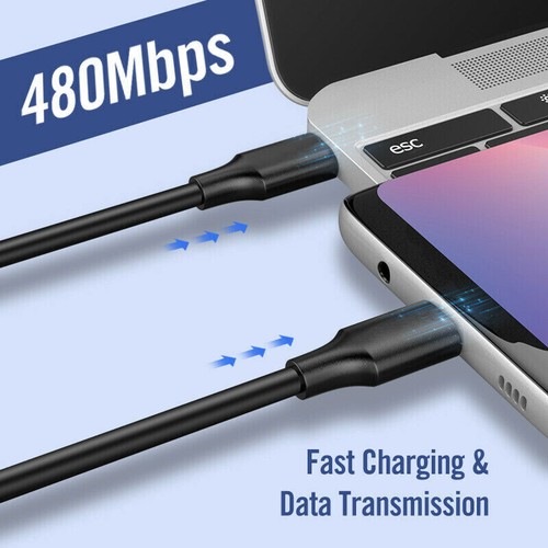 EVICIV 20AWG Type C to USB C Cable 5V 3A Charging Fast Charger USB 2.0 Data Lead - 第 7/9 張圖片