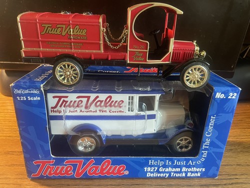 1927 Graham Brothers Delivery Truck Bank 1/25 NIB ERTL+MODEL T TRUE VALUE BANK - Picture 1 of 11