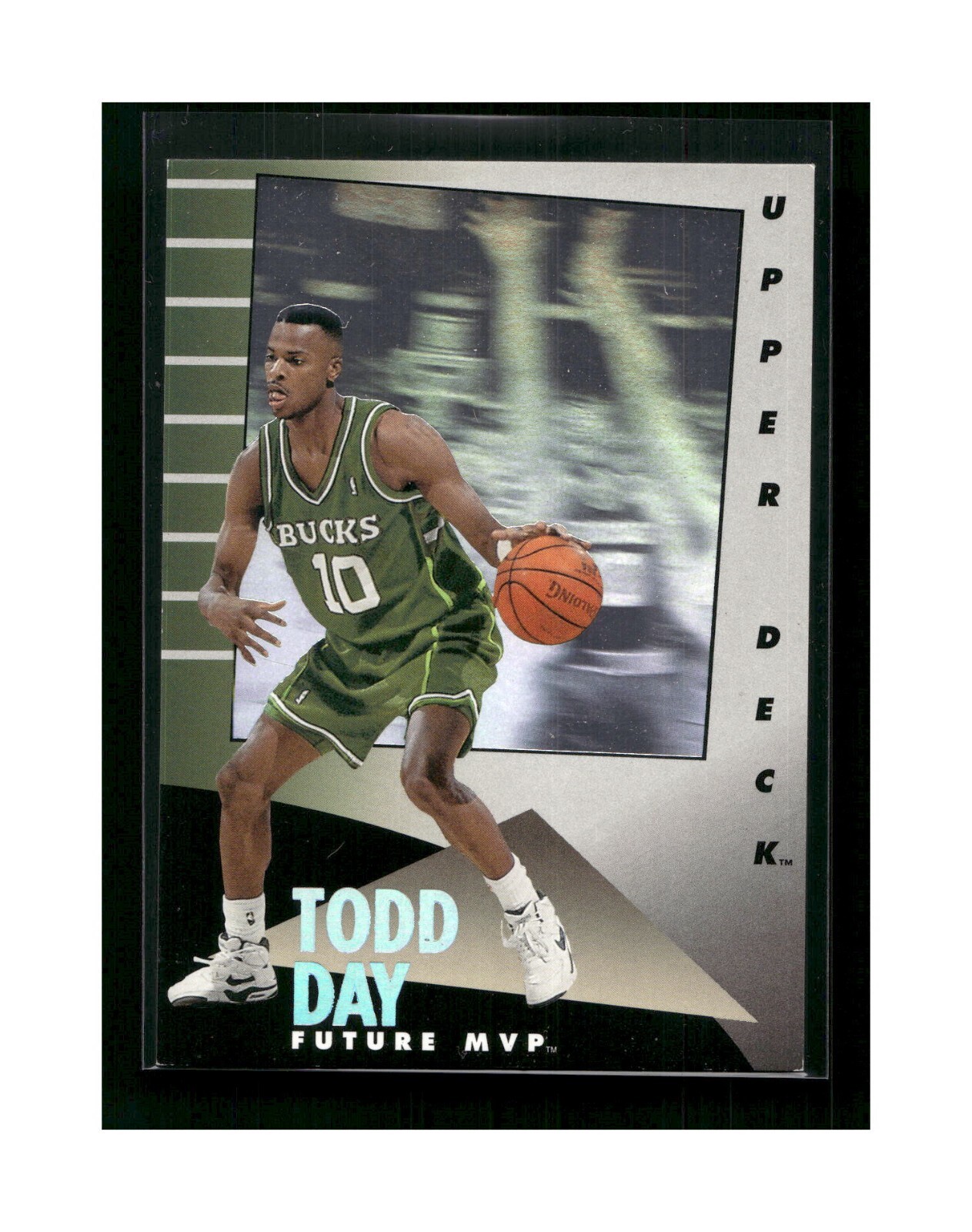 1992-93 Upper Deck MVP Holograms Bucks Basketball Card #29 Todd Day