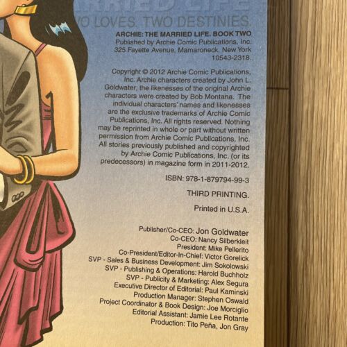 Archie Comic The Married Life Book Two Graphic Novel Comic Book - Picture 8 of 15