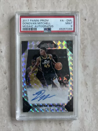 2017-18 Panini Prizm Mosaic - #5 Donovan Mitchell (RC) 17/99