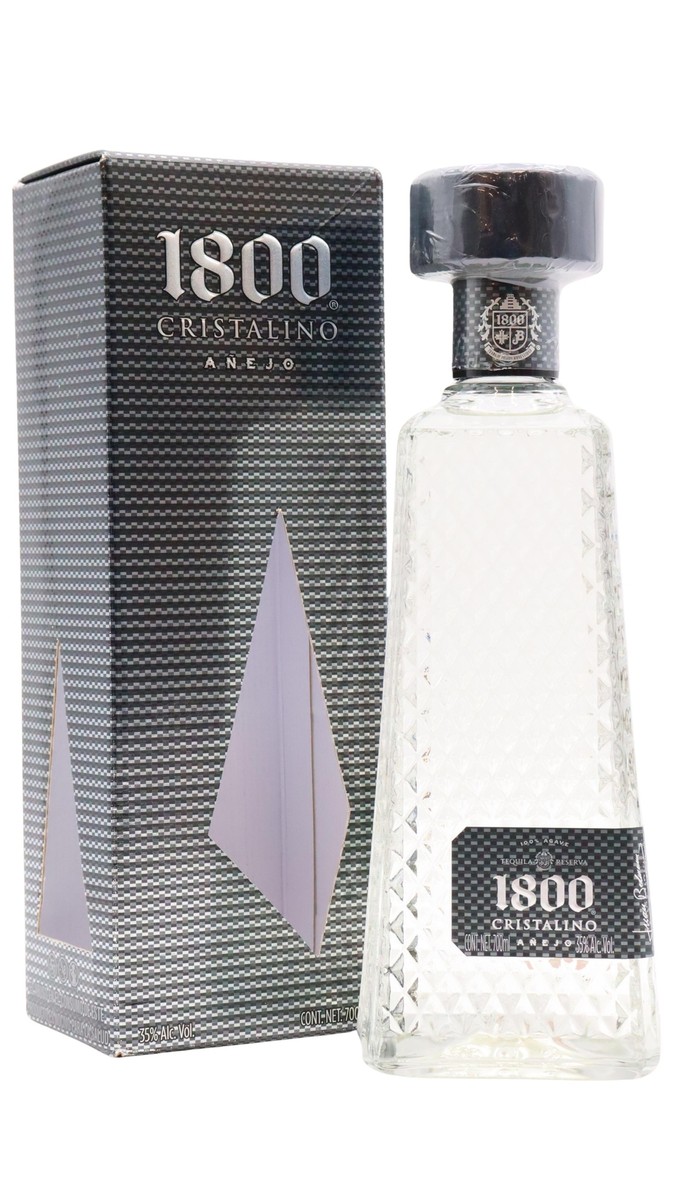 1800 - Cristalino Anejo Tequila 70cl | eBay