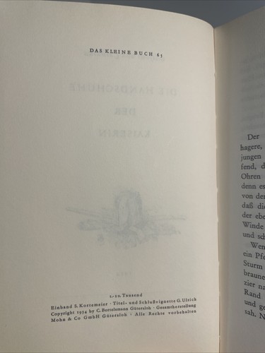 Alfons von Czibulka: Die Handschuhe der Kaiserin (Das Kleine Buch 65) literature - Bild 6 von 15