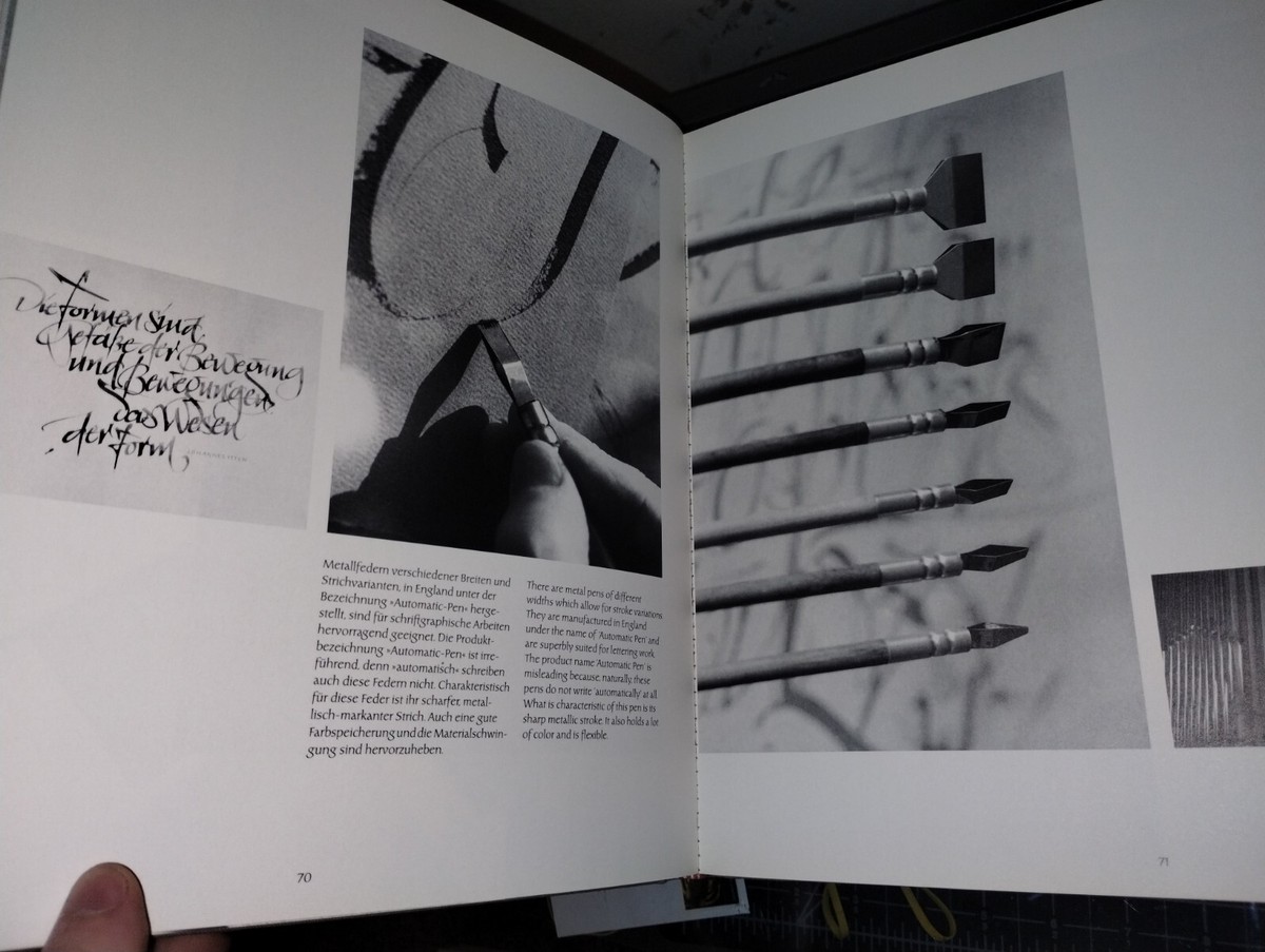 SIGNED* Schrift, Klang, Bild =: The music of lettering By