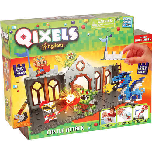 Qixels S3 Kingdom Castle Attack Playset Boxed Toy 1000 Cubes Ages 4+ and Up - Picture 3 of 3