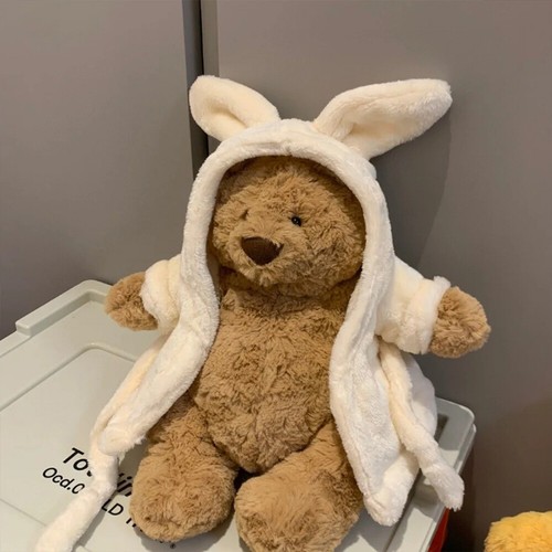 Jellycat Bartholomew Bear 10.24" Plushie Doll Soft Stuffed Plush Toy Bathrobe - Picture 12 of 12