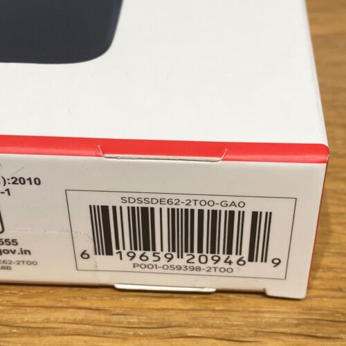 ๐ข SanDisk Extremeยฎ Portable SSD 2TB USB-C 3.2 iPhone iPad MacBook 100% Original - Picture 14 of 21
