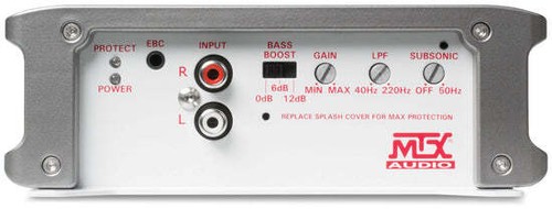 MTX WET500.1 500W weißer Audioverstärker - grau - Bild 2 von 2