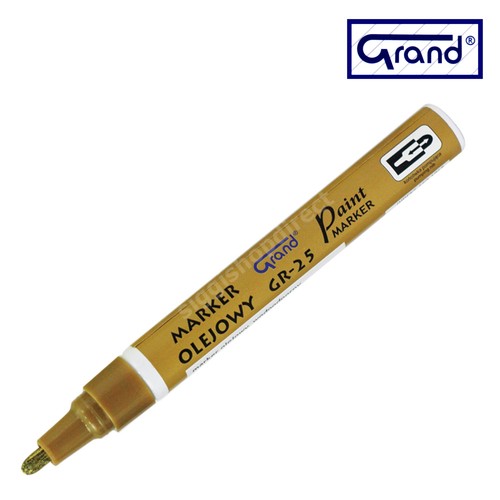 New Permanent Gold Paint Marker Oil Based Waterproof Pen Wood Glass Plastic Tyre - Picture 4 of 6
