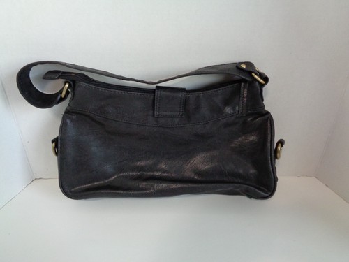 Style & Co Black Leather Handbag, Medium - Picture 3 of 4