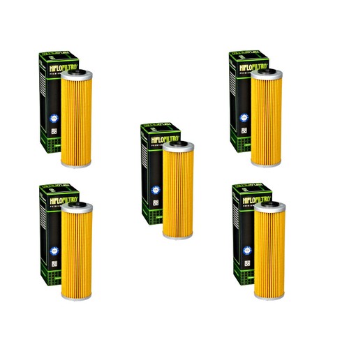 Hiflofiltro HF650 Oil Filter 5 Pack KTM 450 505 950 990 1050 1090 1190 1290 - Picture 1 of 2