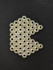 50 LOCKING 8-32 hex Lock NUTS Aluminum  nut AIRCRAFT LOCK fine thread