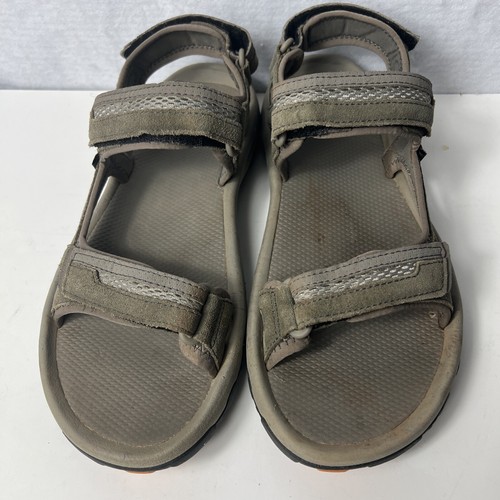 Teva Hudson Sandals Men’s Size 10 Suede Leather 1002433 Adjustable Straps Shoes - Picture 7 of 9