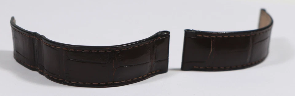 CORREA RELOJ TAG HEUER CARRERA 19MM CUERO MARRÓN 7 PULGADAS PATRÓN COCODRILO FC6180 Foto 3 de 4