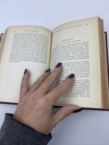 First Principles by Herbert Spencer -Reprinted from 5th Edition The Home Library - Picture 19 of 24