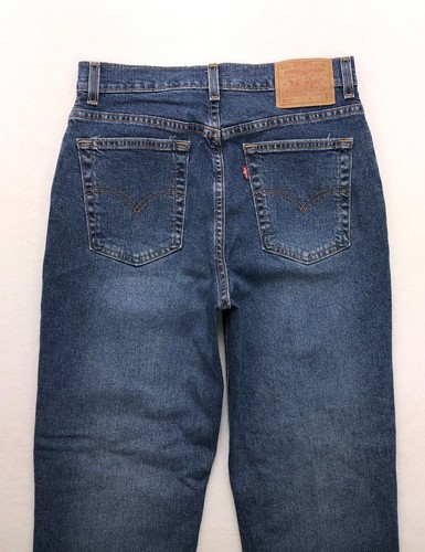 G323 Vintage 90er USA Levis 512 Slim Tapered High Rise Jeans Gr. 12 kurz (30x30") - Bild 5 von 9