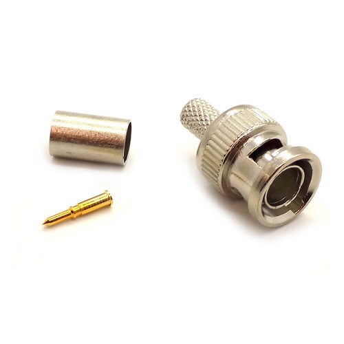 Conector acoplador de unión CCTV BNC coaxial crimpado video RCA Phono RG59 Balun Cat5 - Imagen 19 de 20