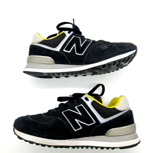 New Balance ML574FIG Black Gray Yellow FIGS 574 Sneakers Women's Size 7.5 D - Picture 4 of 19