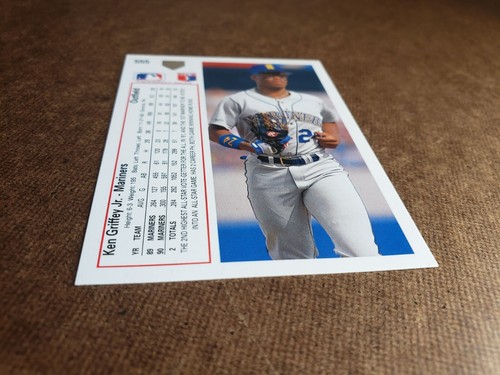 De colección 1991 Upper Deck KEN GRIFFEY JR MLB Béisbol #555 Seattle Mariners H.O.F. - Imagen 10 de 10