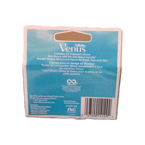 Gillette Venus Women's Smooth Doux 3 Blades 4 Refill Cartridges - Picture 2 of 2