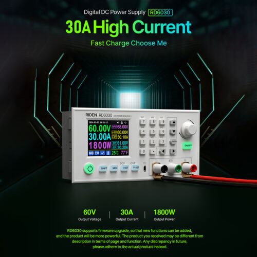 RD RD6030 RD6030W 60V 30A Digital Display Adjustable DC Regulated Power Supply - Picture 11 of 29