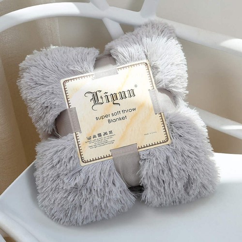 Super Soft Coral Fleece Blanket Warm Cozy Bedding Blanket Fluffy Sofa Bedding Ai - Picture 48 of 90