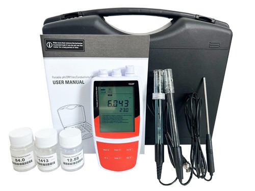 pH mV Conductivity TDS Salinity Resistivity Temp Tester Water Quality Meter  - Picture 8 of 15