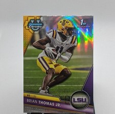 2023 Bowman U Chrome Brian Thomas Jr. 1st Bowman Refractor #8 | LSU JAGUARS