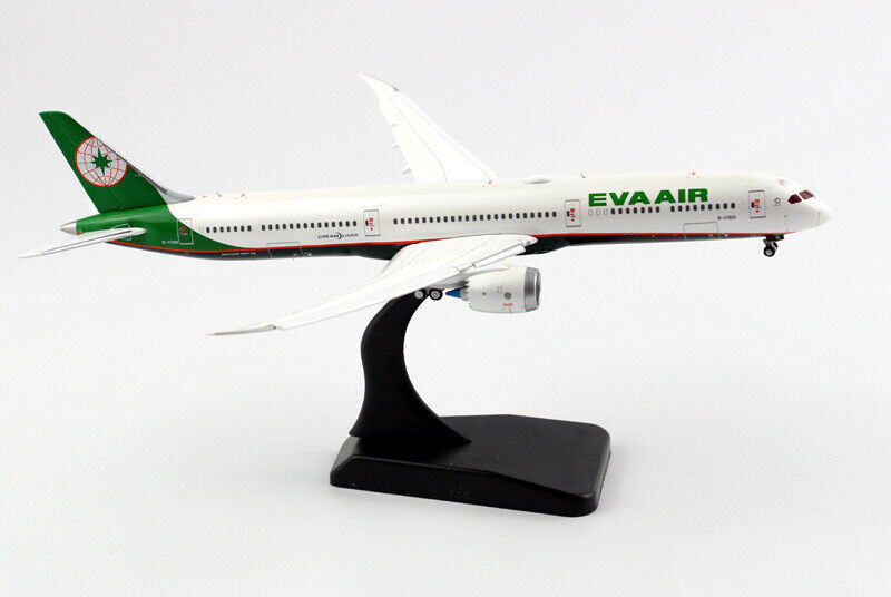 JC Wings EVA Air For Boeing B787-10 B-17801 Flaps Down 1/400 JC Wings EVA Air For Boeing B787-10 B-17801 Flaps Down 1/400