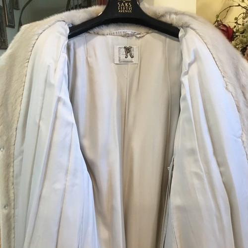 Gorgeous Silver Mink  Coat / Jacket SZ M/l - Picture 13 of 17