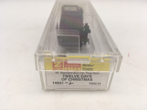 Z SCALE Partridge in a Pear Tree 12 Days Christmas Box Car - Micro Train 14931-2 - Picture 7 of 8