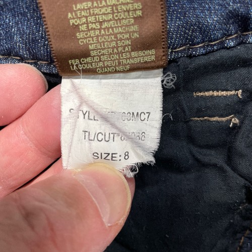 KUT From The Kloth Jeans Women 8 So Low Rise Bootcut Flap Pockets Embroidered - Picture 13 of 23