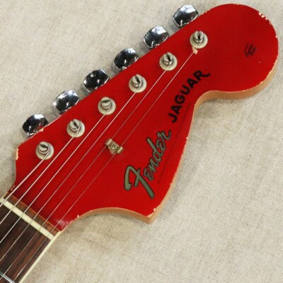 Used Fender USA Jaguar '66 Dot w/Binding Matching Head